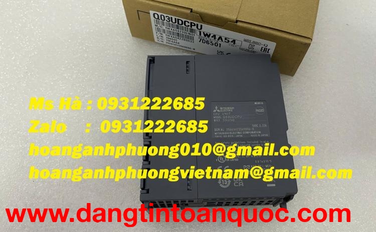 Module tốc độ xử lý nhanh dòng mitsubishi Q03UDCPU 