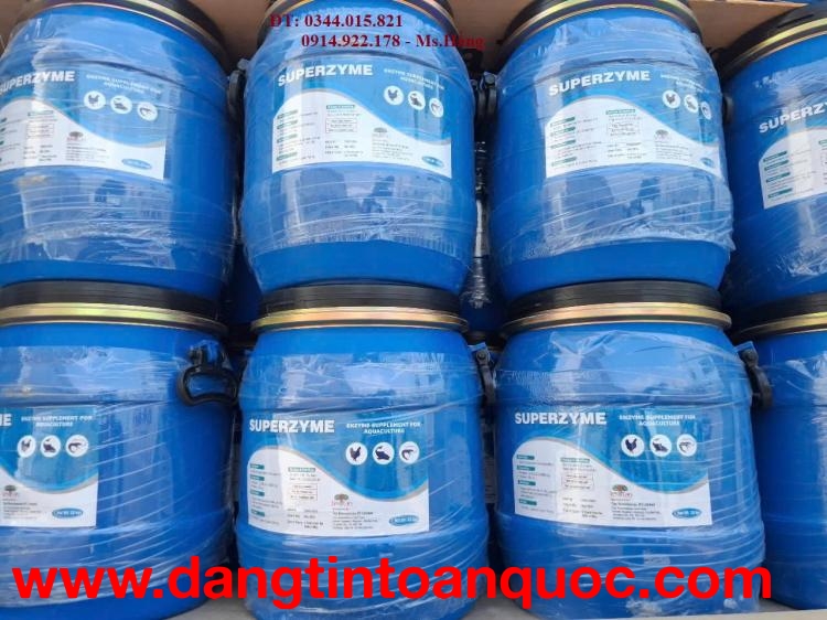 Superzyme - enzyme xử lý nhớt bạt, Zymebio -  enzyme phân hủy mùn bã hữu cơ