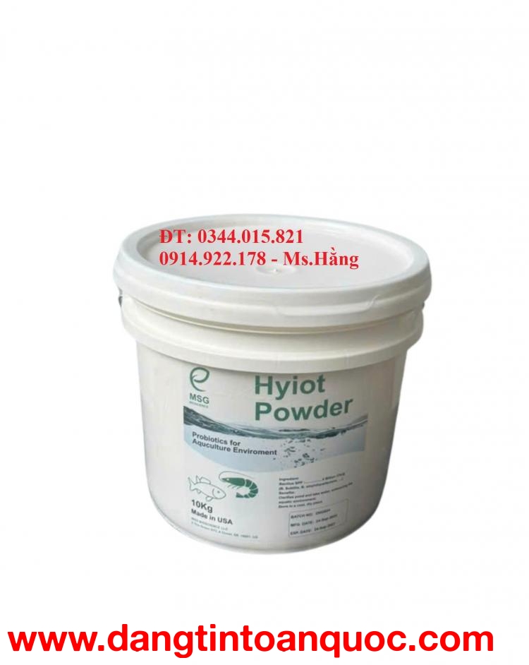 Hyiot Powder, men vi sinh khử phèn, xử lý nước