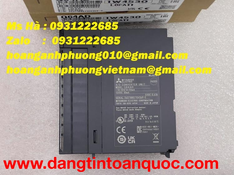 Độ chính xác cao - mô đun Mitsubishi Q64AD - nhập giá tốt 