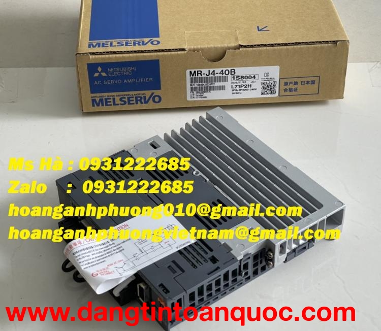 Bộ servo điều khiển giá tốt MR-J4-40B mitsubishi 400W