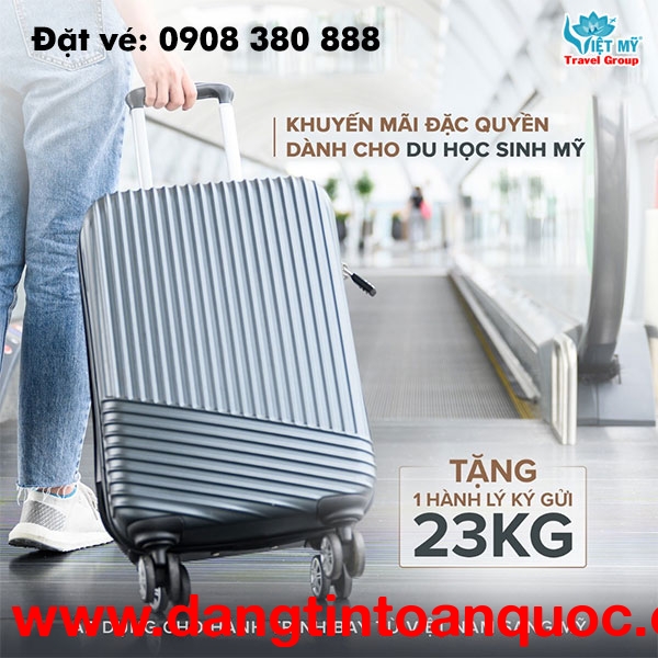 STARLUX Airlines ưu đãi hành lý đi Mỹ cho Du học sinh