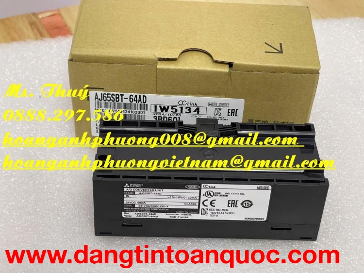 CC-link Mitsubishi AJ65SBT-64AD - New 100%