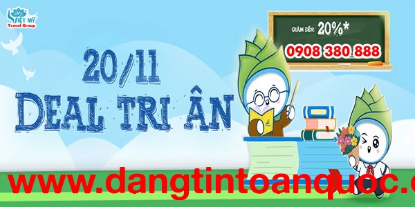 Bamboo ưu đãi vé máy bay Nhân ngày 20/11