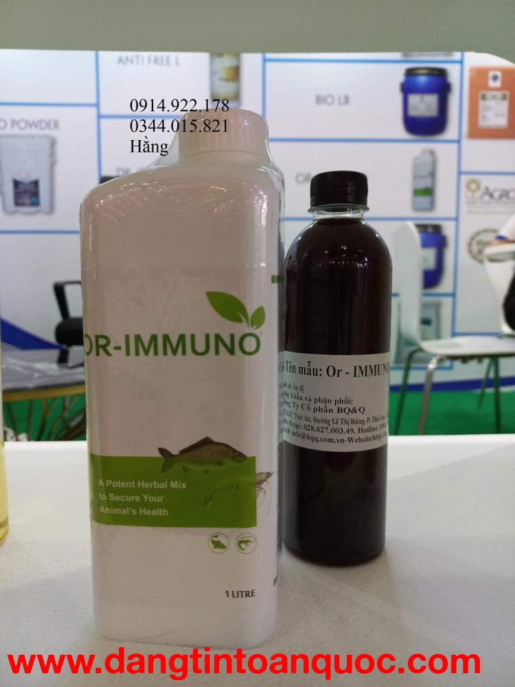 Bổ gan Or-Immuno chiết xuất từ bột tỏi, thay thế kháng sinh dùng cho thủy sản