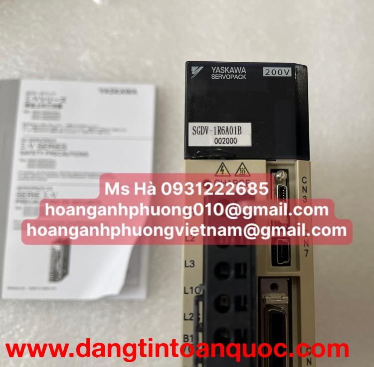 Yaskawa - servo điều khiển SGDV-1R6A01B002000 hàng mới 100%