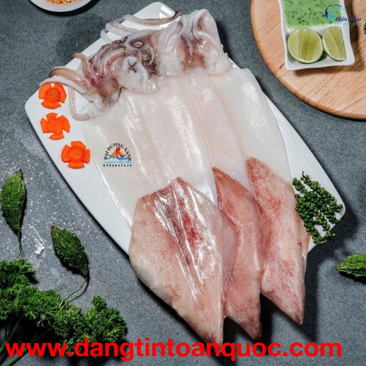 Mực một nắng Phan Thiết Chính hiệu