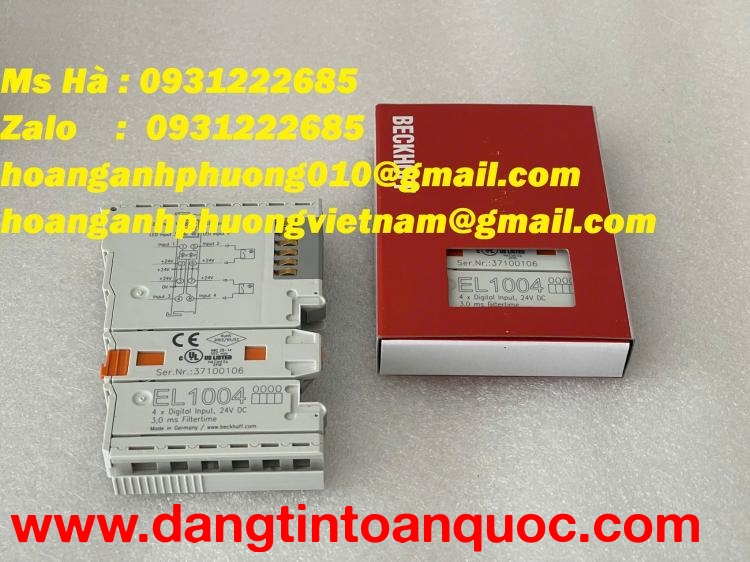 TP HCM - Cung cấp mô đun đầu vào beckhoff EL1004 24VDC 