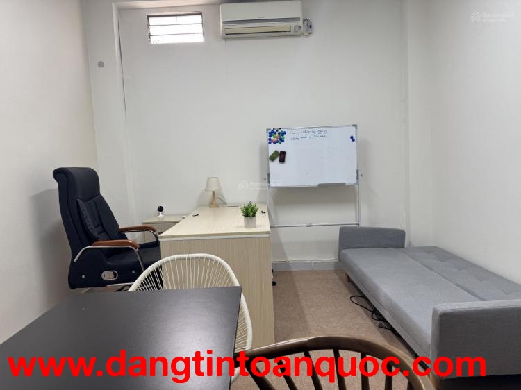 Văn Phòng 16m² số 4 Nguyễn Huy Tự, đầy đủ bàn ghế, giường nghỉ, phù hợp văn phòng nhỏ, livestream