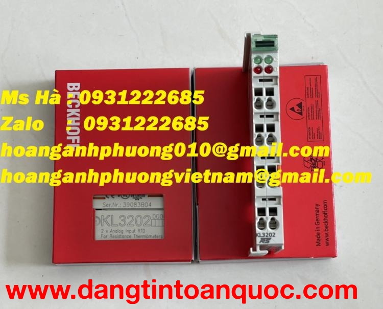 Beckhoff KL3202 mô đun nhập - bảo hành 12 tháng đầy đủ 
