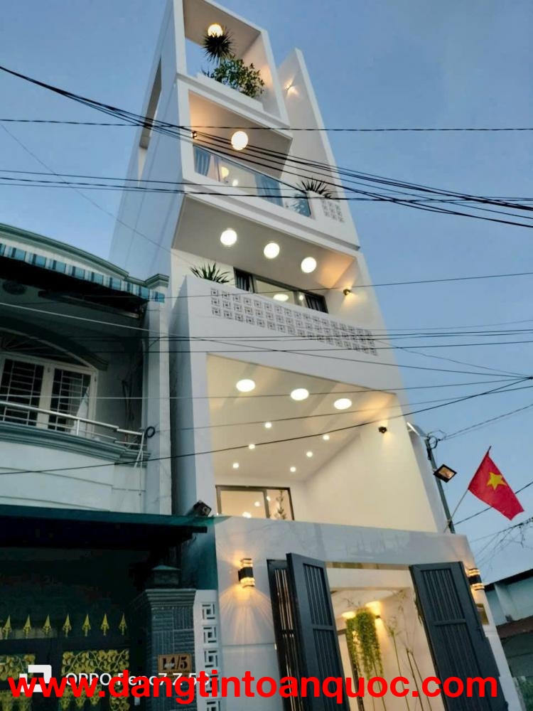 CHUYỂN CÔNG TÁC CẦN BÁN NHÀ MỚI XÂY, THIẾT KỆ HIỆN ĐẠI SANG TRỌNG, DTSD 300m2, P.TÂN TẠO(MỚI)