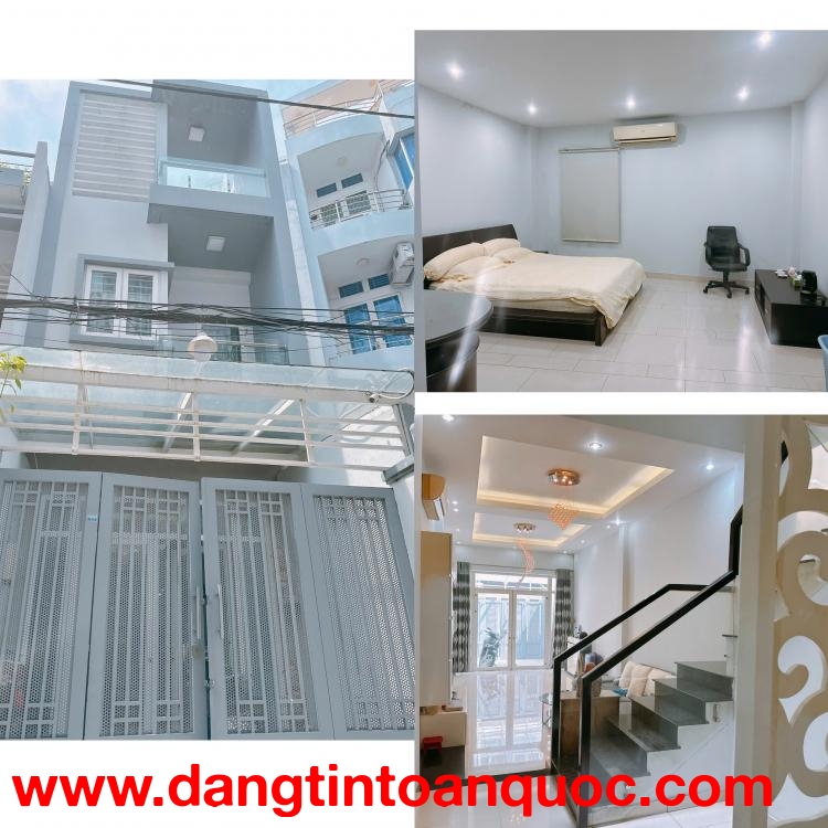 NHÀ CHO THUÊ HẺM CỤT AN NINH – TRỆT + 2 LẦU + SÂN THƯỢNG – NGÔ GIA TỰ, Q10.