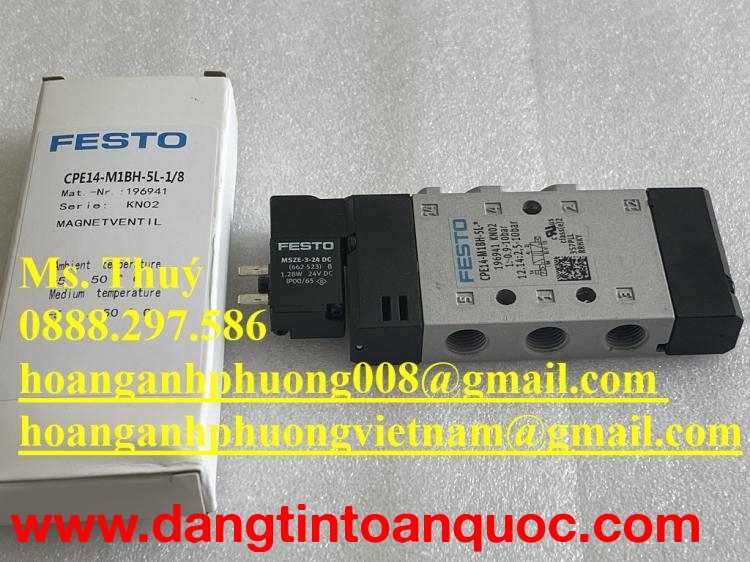 Bình Dương - Cung cấp van Festo CPE14-M1BH-5L-1/8 - New 100%