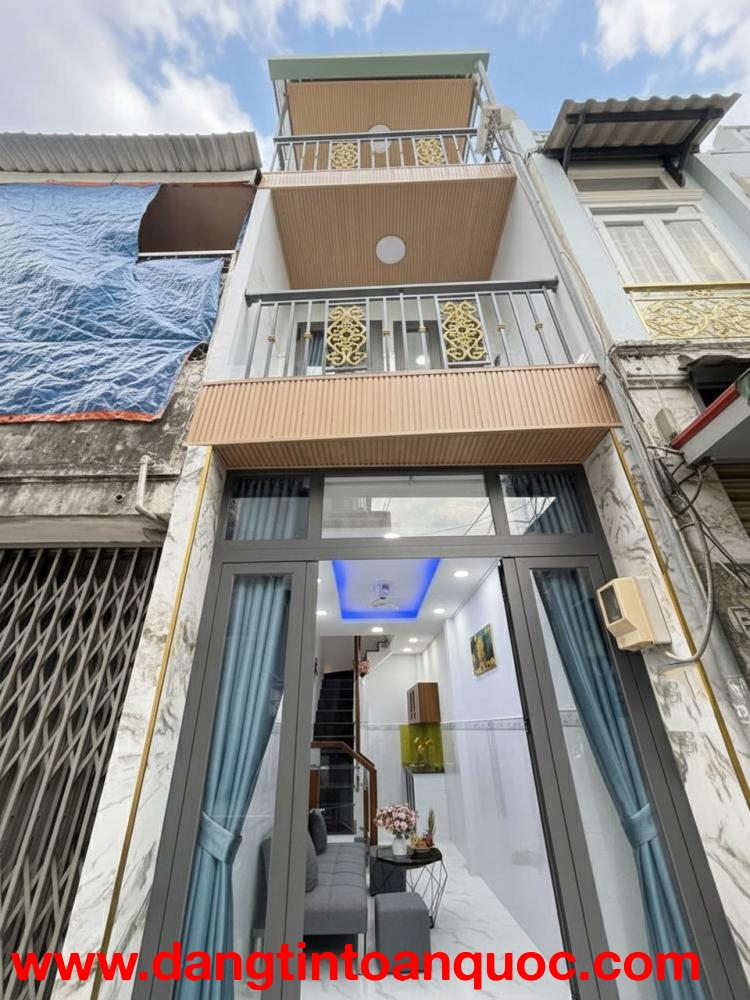 L1649 ⭐️ Ni Sư Huỳnh Liên Tân Bình, SHR, Vuông, 3 tầng, 2.3x7.3m, 2.x tỷ