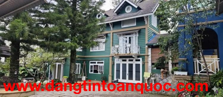 CHO THUÊ VILLA SÂN VƯỜN 10 PHÒNG ĐƯỜNG HÙNG VƯƠNG,P9  ĐÀ LẠT