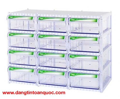 Tủ đựng linh kiện hàn quốc 12 ngăn CA507