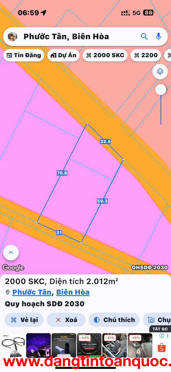 Bán đất full SKC ngay đường Chu Mạnh Trinh
Phước Tân, Biên Hoà-0909808615