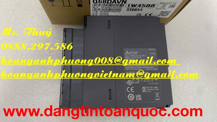 Module dòng Q - Mitsubishi Q68DAVN - Hàng chuẩn nhập khẩu