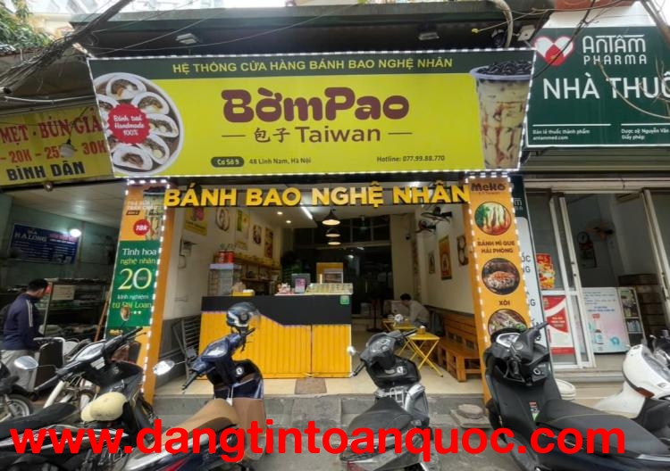 SANG NHƯỢNG CỬA HÀNG BÁNH BAO NGHỆ NHÂN – 48 LĨNH NAM