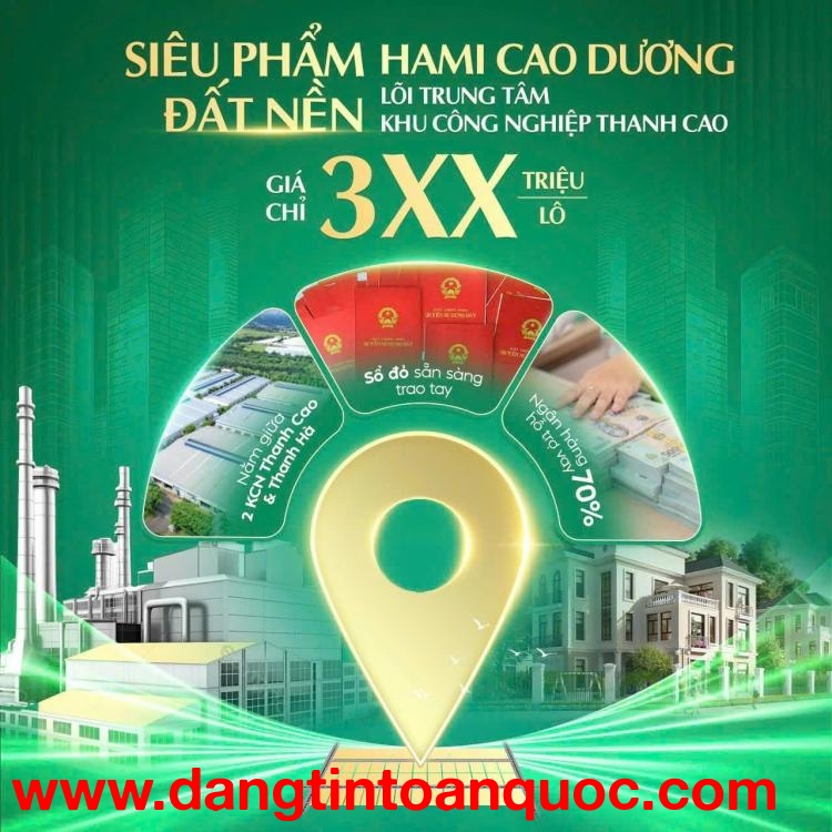 ???? CƠ HỘI F0 – ĐẤT NỀN CHỈ 3XX TRIỆU/LÔ
CAO DƯƠNG – LƯƠNG SƠN (PHÚ THỌ) ????