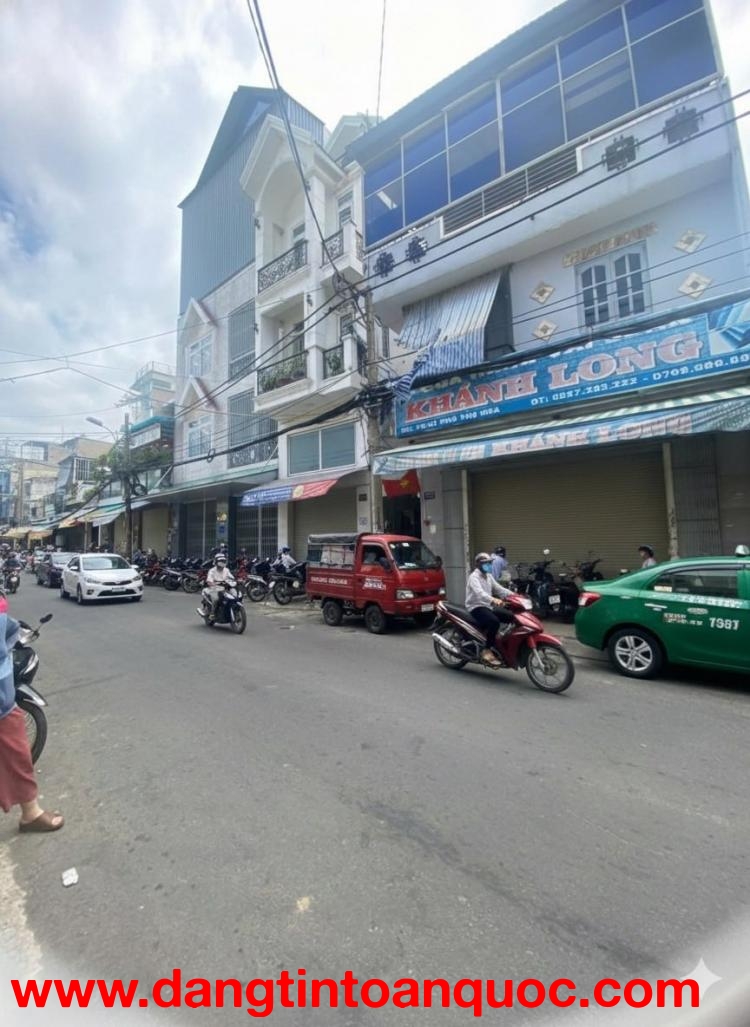 LÔ GÓC MẶT TIỀN CHỢ VẢI PHÚ THỌ HOÀ – KD SIÊU ĐỈNH – 3 TẦNG – 57M NGANG 5.7 CHỈ 6.X