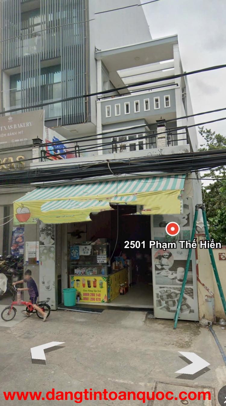 NHÀ VỊ TRÍ ĐẸP – GIÁ TỐT  –  BÁN TẠI Nhà Mặt Tiền Phạm Thế Hiển, Phường 7, Quận 8,HCM