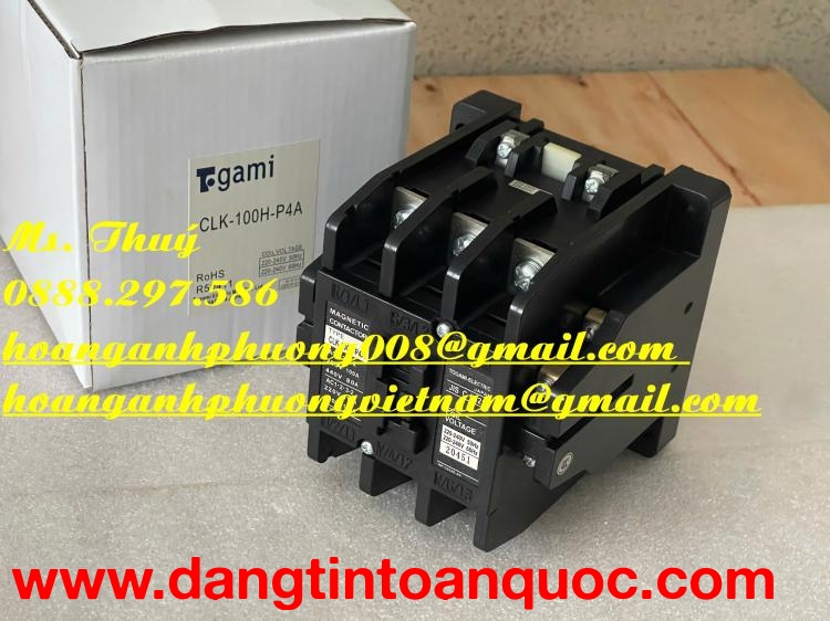 Contactor Togami CLK-100H-P4A - Nhập số lượng lớn, giá ưu đãi