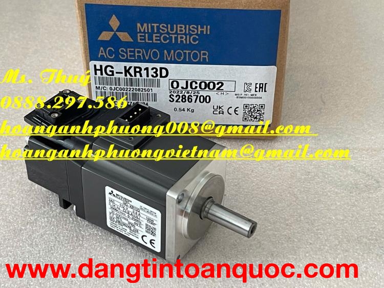 Ưu đãi giá tốt - Động cơ Servo Mitsubishi HG-KR13D - New 100%