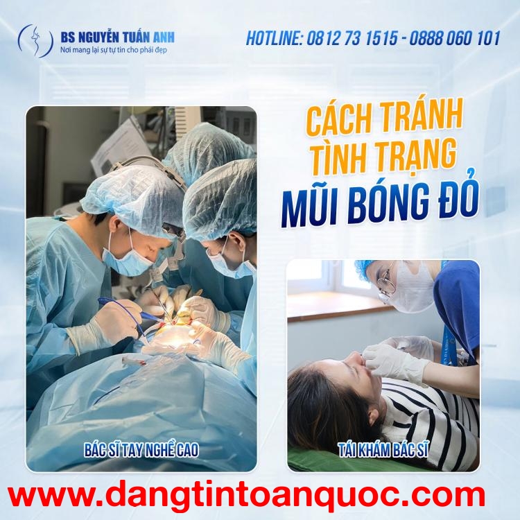 Mũi bị bóng đỏ – Dấu hiệu bạn không nên bỏ qua