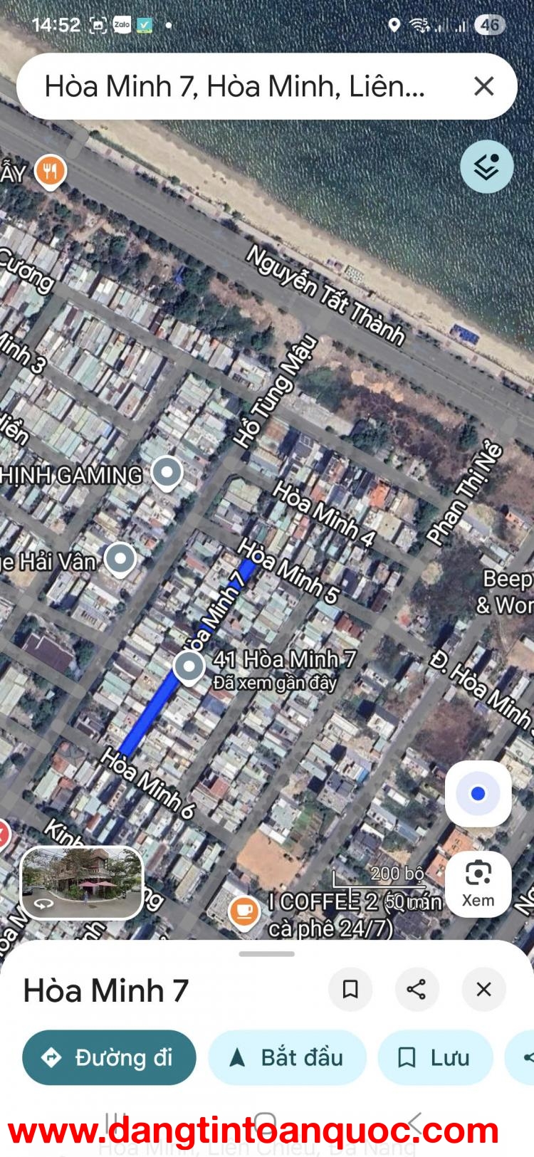 Cần bán nhà mt đường Hòa Minh 7, P. Hòa Minh. Q Liên Chiểu.