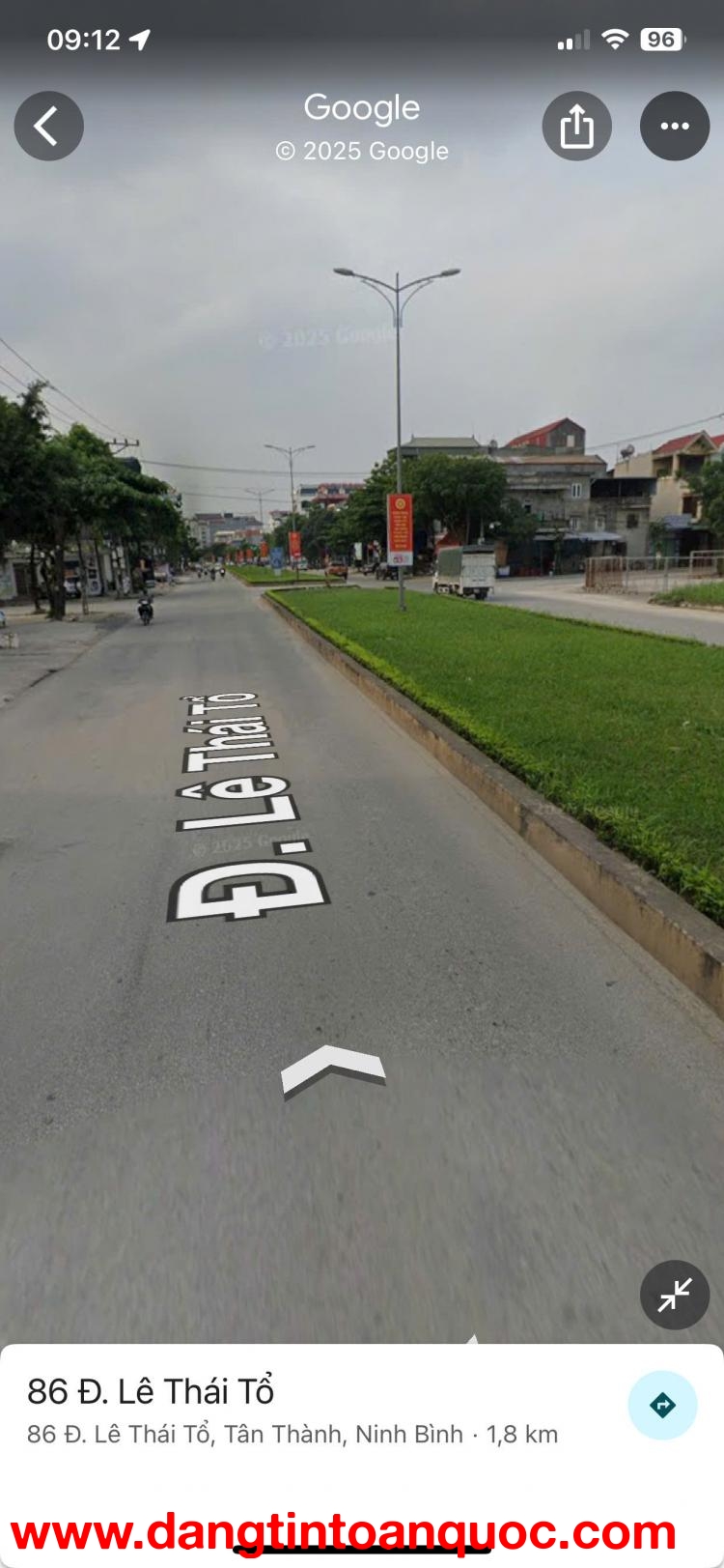 BÁN  ĐẤT+NHÀ 2 MẶT TIỀN – VỊ TRÍ ĐẮC ĐỊA LÊ THÁI TỔ, CÁCH PHỐ CỐ HOA LƯ 300 m