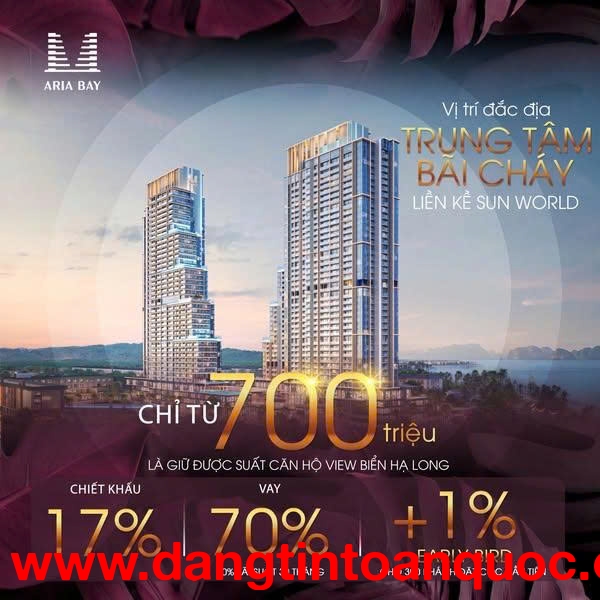 HOT! SUẤT NGOẠI GIAO 2,6 TỶ! CĂN HỘ SÁT BIỂN HẠ LONG, TMDV SỞ HỮU LÂU DÀI, BÃI TẮM RIÊNG