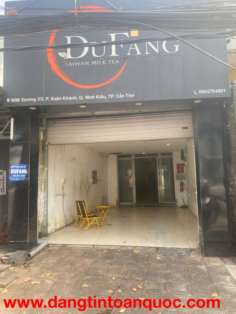 Cho thuê mặt bằng kinh doanh mặt tiền Đường 3/2 – Đối Diện Đại Học Cần Thơ