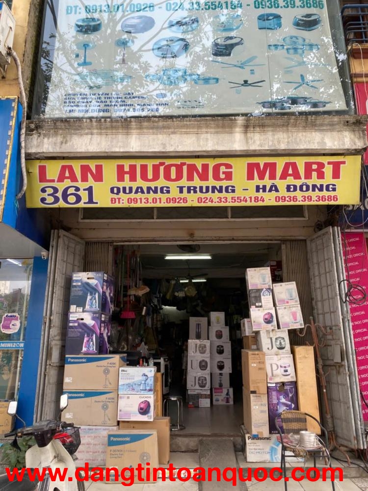 CHO THUÊ NHÀ MẶT PHỐ QUANG TRUNG – HÀ ĐÔNG