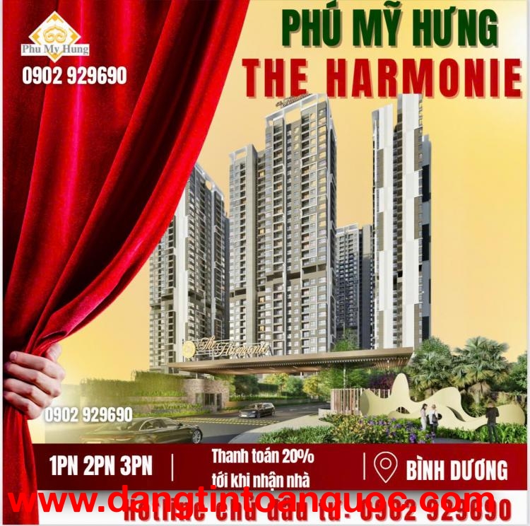 Phú Mỹ Hưng chuẩn bị ra mắt dự án mới tại Bình Dương - Căn hộ The Harmonie Phú Mỹ Hưng - Bán đầu 202