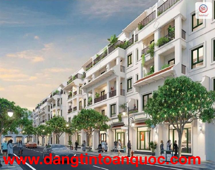 Bán căn  liền kề góc tại Vinhomes Cổ Loa, diện tích 290m2 . Gần hồ , gần công viên . Nằm trong phân 