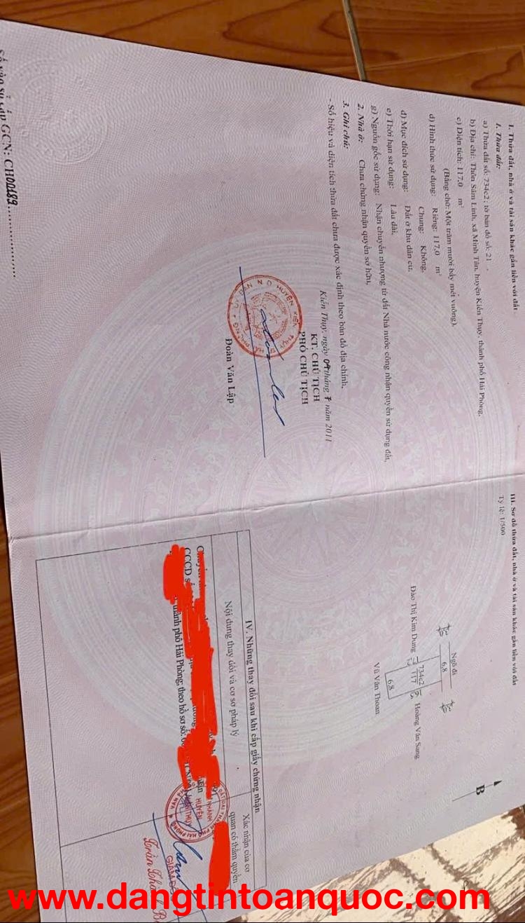 Lô đất 117m² giá tốt – 3 mặt thoáng hiếm tại Minh Tân, sát tỉnh lộ 402 ZALO 0567 222 555