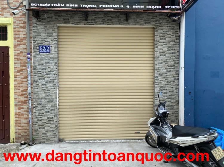 CHO THUÊ NHÀ HẺM XE TẢI GẦN MẶT TIỀN TRẦN BÌNH TRỌNG – CÁCH LÊ QUANG ĐỊNH CHỈ 1 CĂN – PHƯỜNG 5, BÌNH