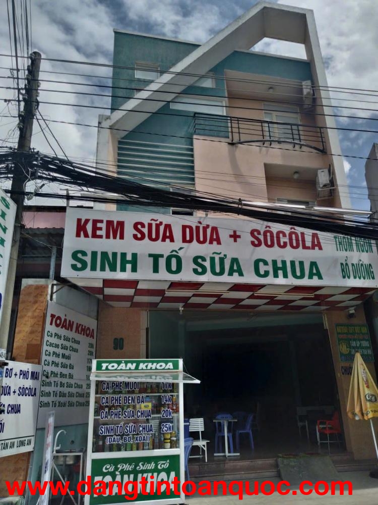 CHÍNH CHỦ CHO THUÊ NHÀ MẶT TIỀN QUỐC LỘ 62 – NGAY NGÃ TƯ CHỢ PHƯỜNG 2