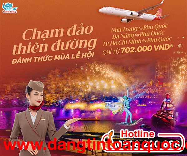 Sun PhuQuoc Airways ưu đãi vé máy bay đi Phú Quốc