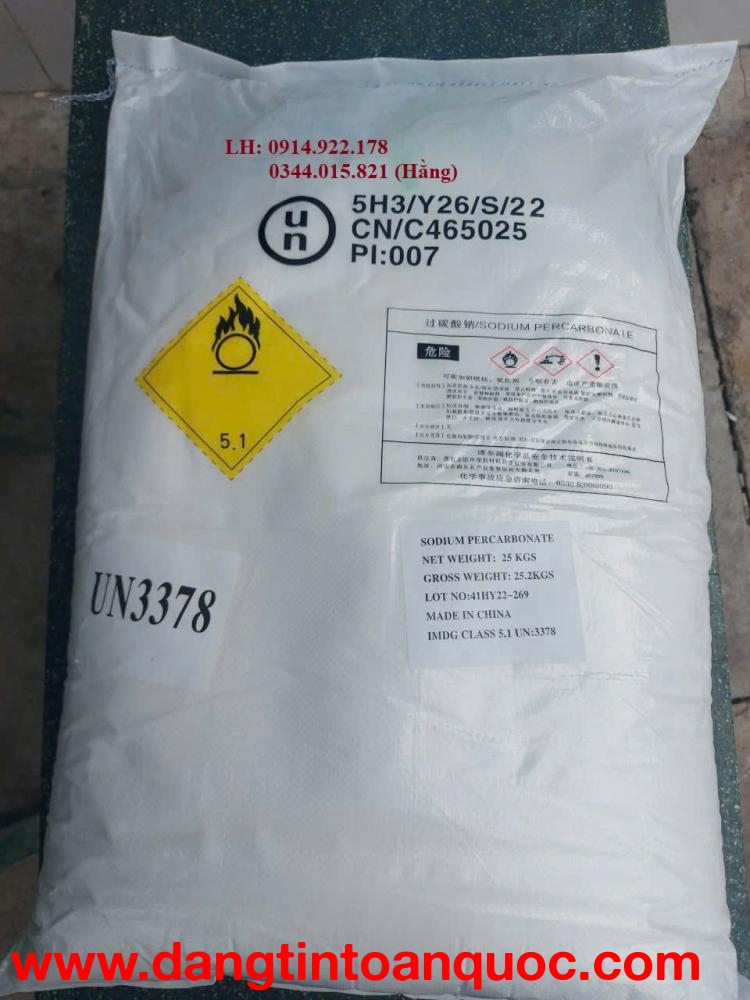 Oxy bột, sodium percarbonate granular, cung cấp oxy cho ao nuôi