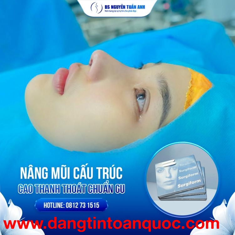 Tạo dáng mũi tự nhiên cùng phương pháp làm đẹp hiện đại