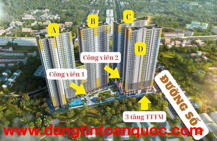 CHÍNH CHỦ CẦN SANG NHƯỢNG CĂN HỘ 2PN – 2WC TẠI BCONS SOLARY