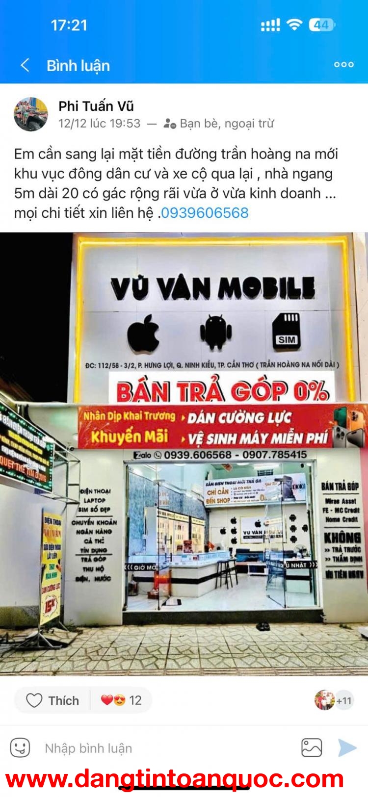 MẶT BẰNG ĐẸP – GIÁ TỐT  – CHÍNH CHỦ CẦN Sang Nhanh Mặt Bằng Tại 112/32 , Trần Hoàng Na mới, Phường T