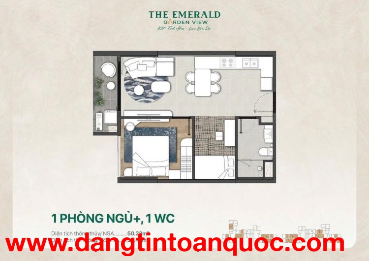 The Emerald Garden View Hiếm Thật- Đắt giá thật- không còn sản phẩm lặp lại