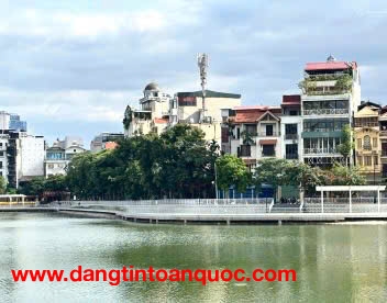 BÁN NHÀ MẶT HỒ HOÀNG CẦU – VIEW TRIỆU ĐÔ, 6 TẦNG THANG MÁY, VỊ TRÍ ĐỈNH CAO