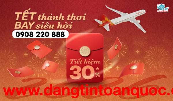 Sun PhuQuoc Airways ưu đãi vé bay Tết siêu hời