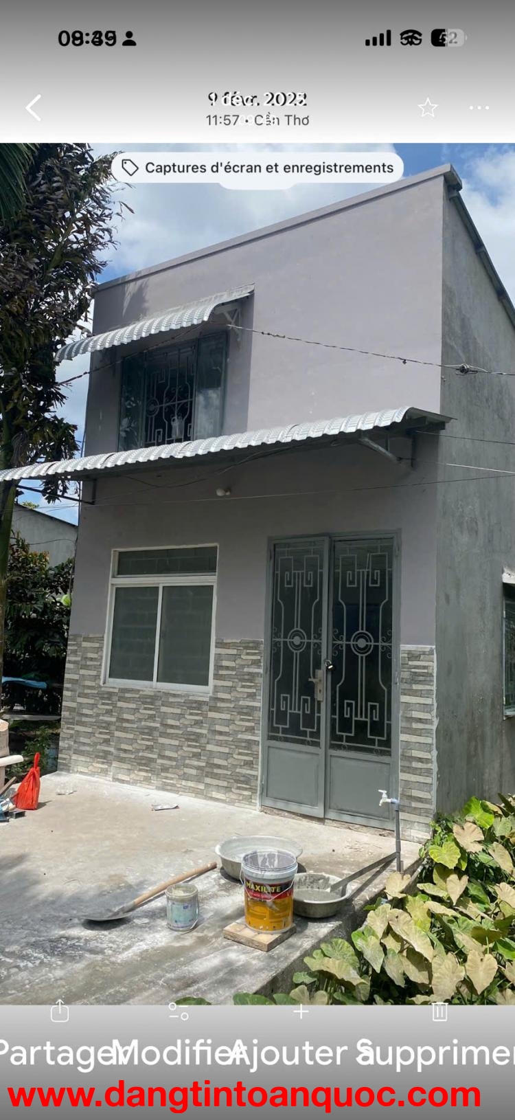 CHO THUÊ NHÀ NGUYÊN CĂN – TÂN AN, TP. CẦN THƠ
(P. Hưng Lợi – Q. Ninh Kiều cũ)