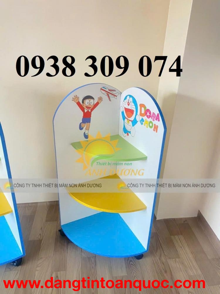 Kệ góc chơi mầm non, kệ cá nhân mầm non, kệ nhà trẻ
