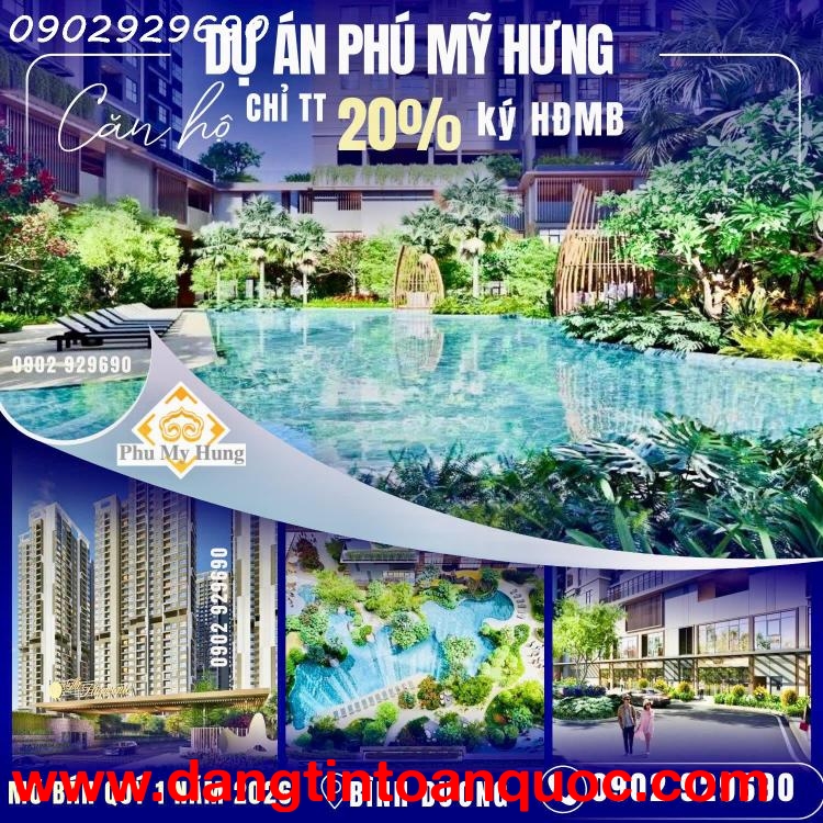 Căn hộ The Harmonie Phú Mỹ Hưng - Ra mắt vào tháng 1 năm 2026. Giá bán tốt nhất từ Phú Mỹ Hưng